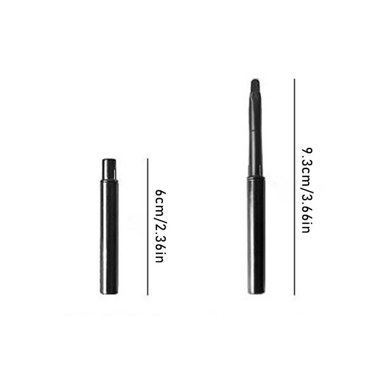 Portable lip brush with cap, mini lipstick brush with cap, soft bristles for outlining lips, small makeup brush for beginners.